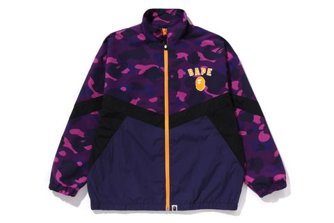 COLOR CAMO BLOCK JACKET