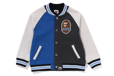 APE HEAD PATCH SWEAT VARSITY JACKET