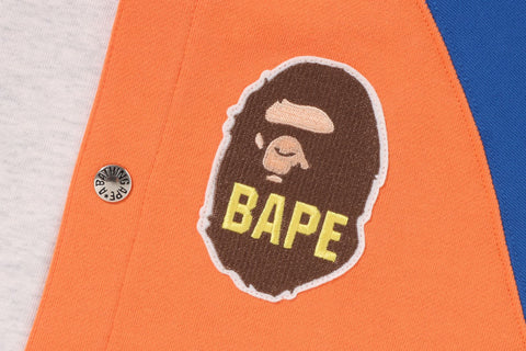 APE HEAD PATCH SWEAT VARSITY JACKET