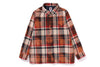 BLEACHED BAPE CHECK SHIRT JACKET