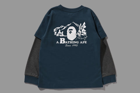 BAPE REFLECTIVE PRINT LAYERED L/S TEE