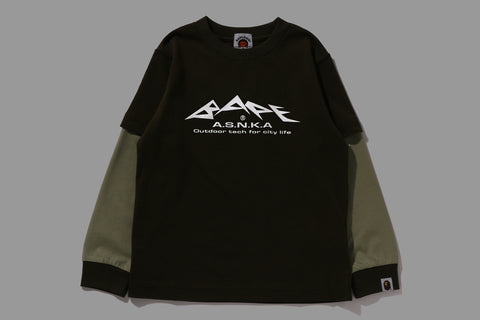 BAPE REFLECTIVE PRINT LAYERED L/S TEE