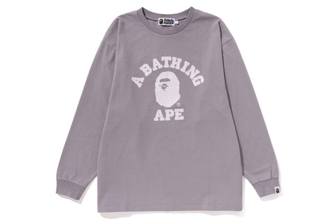 COLLEGE PIGMENT DYE L/S TEE