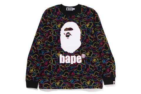 NEON CAMO LS TEE