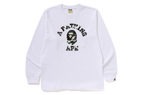 CITY CAMO COLLEGE LS TEE