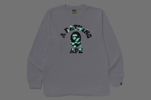 CITY CAMO COLLEGE LS TEE