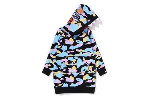 NEW MULTI CAMO SHARK HOODIE ONEPIECE