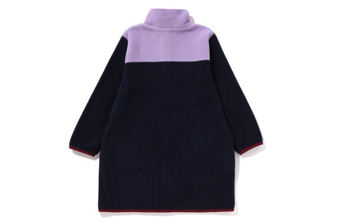 APE HEAD COLOR BLOCK FLEECE ONEPIECE