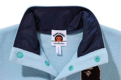 APE HEAD COLOR BLOCK FLEECE ONEPIECE