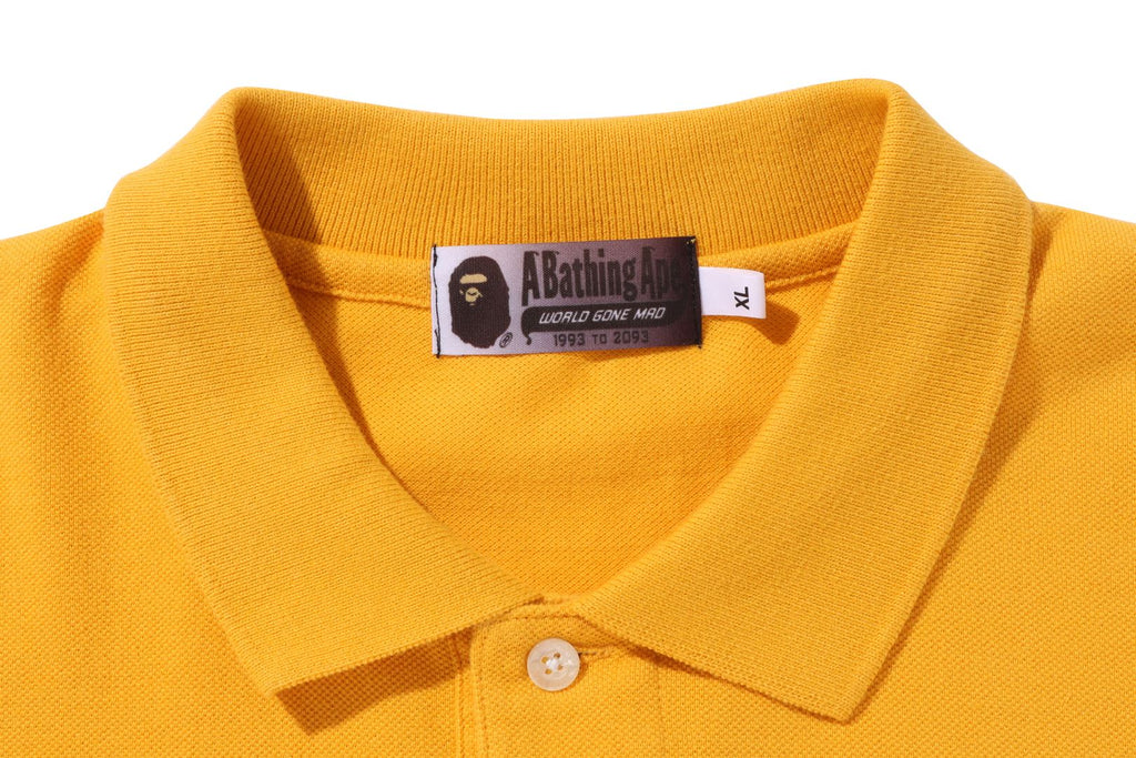 APE HEAD ONE POINT GRADATION RELAXED FIT POLO | bapepirate.com