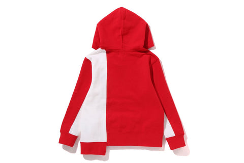 BAPE GINGHAM CHECK PATCH PULLOVER HOODIE