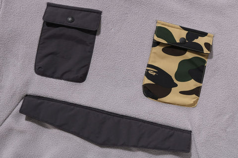 1ST CAMO MULTI POCKETS PULLOVER HOODIE