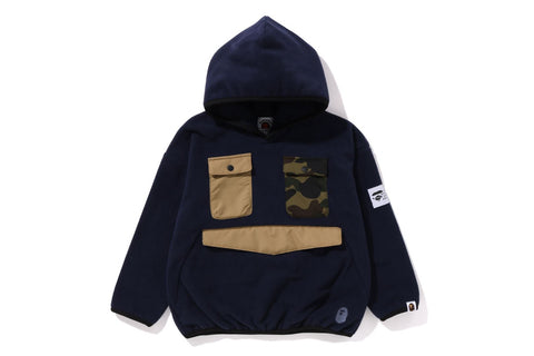 1ST CAMO MULTI POCKETS PULLOVER HOODIE