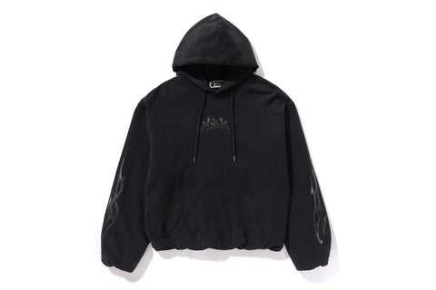FLAME GARMENT DYED PULLOVER HOODIE