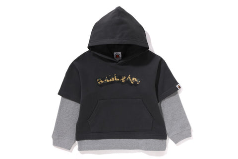 BATHING APE LAYERED PULLOVER HOODIE