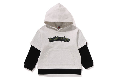 BATHING APE LAYERED PULLOVER HOODIE