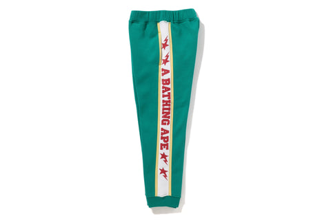 A BATHING APE COLOR BLOCK SWEAT PANTS