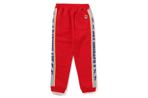 A BATHING APE COLOR BLOCK SWEAT PANTS