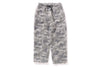 TONAL SOLID CAMO METAL APE HEAD ONE POINT FLEECE PANTS