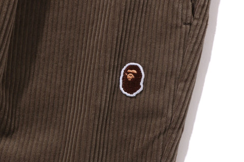 APE HEAD ONE POINT CORDUROY CHEF PANTS