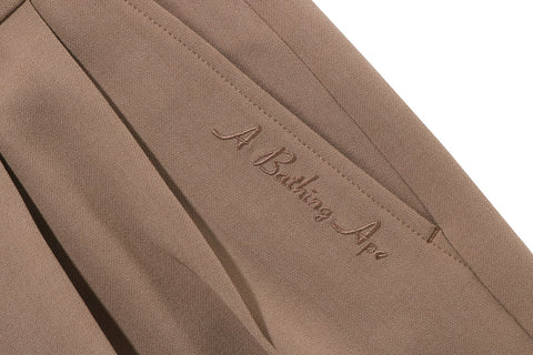 APE HEAD ONE POINT 2 TUCK PANTS