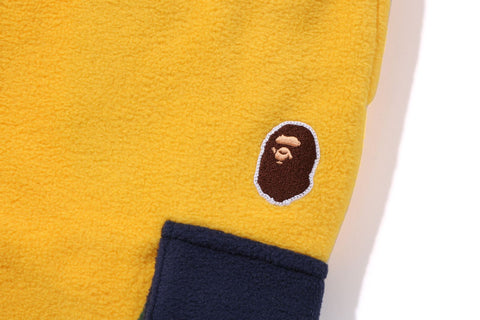 APE  HEAD COLOR BLOCK FLEECE PANTS