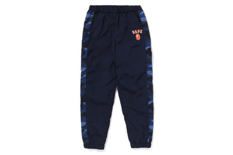 COLOR CAMO BLOCK TRACK PANTS