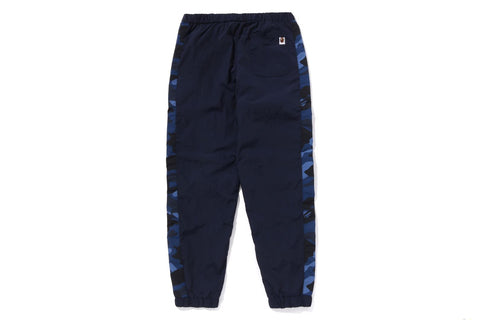 COLOR CAMO BLOCK TRACK PANTS