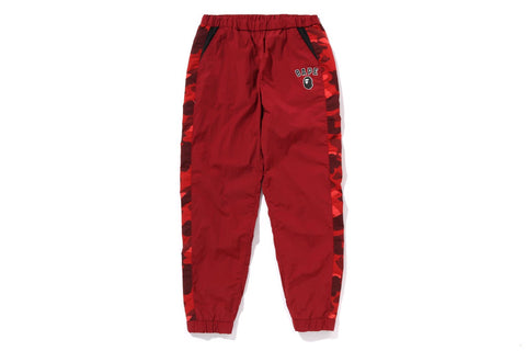 COLOR CAMO BLOCK TRACK PANTS