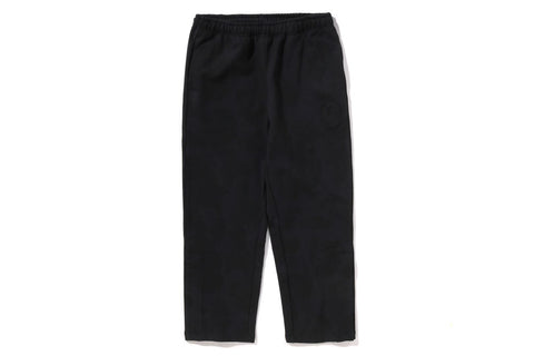 INK CAMO WIDE LEG SNAP DETAIL TRACK PANTS