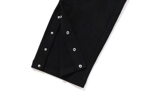 INK CAMO WIDE LEG SNAP DETAIL TRACK PANTS