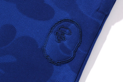 INK CAMO WIDE LEG SNAP DETAIL TRACK PANTS
