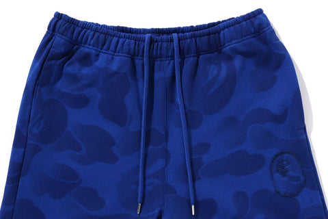 INK CAMO WIDE LEG SNAP DETAIL TRACK PANTS