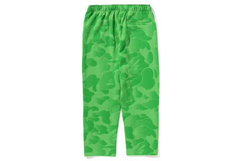INK CAMO WIDE LEG SNAP DETAIL TRACK PANTS