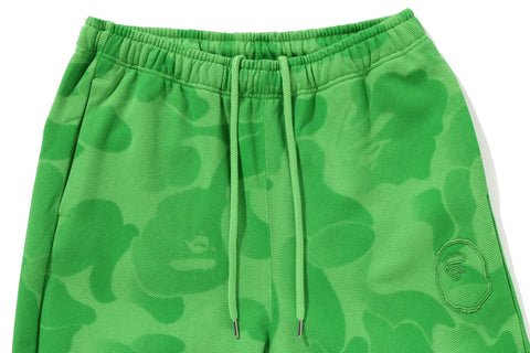 INK CAMO WIDE LEG SNAP DETAIL TRACK PANTS