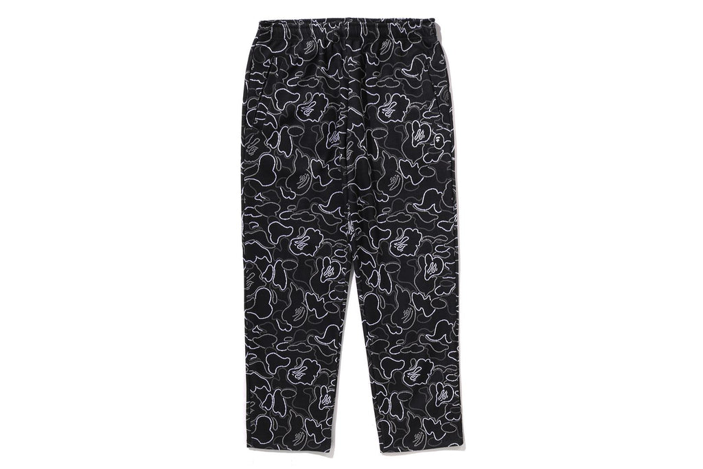 NEON CAMO RELAXED FIT TRACK PANTS