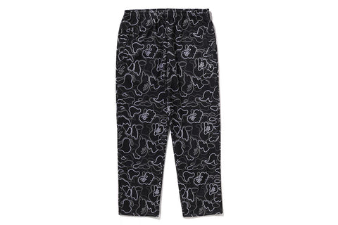NEON CAMO RELAXED FIT TRACK PANTS