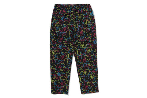 NEON CAMO RELAXED FIT TRACK PANTS