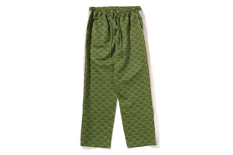 COLLEGE MONOGRAM RELAXED FIT PANTS