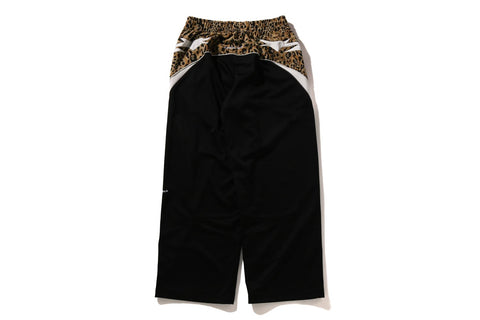 WILD LEOPARD PATTERN OVERSIZED FIT TRACK PANTS