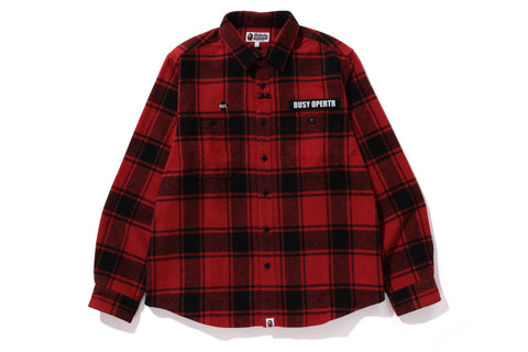 FLANNEL CHECK TACTICAL SHIRT