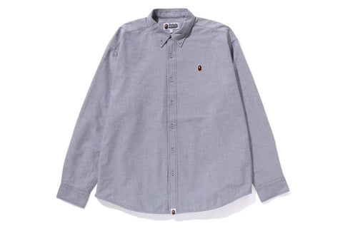 APE HEAD ONE POINT OXFORD SHIRT