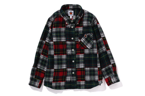 CRAZY CHECK FLANNEL SHIRT