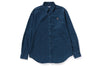 APE HEAD ONE POINT DENIM SHIRT