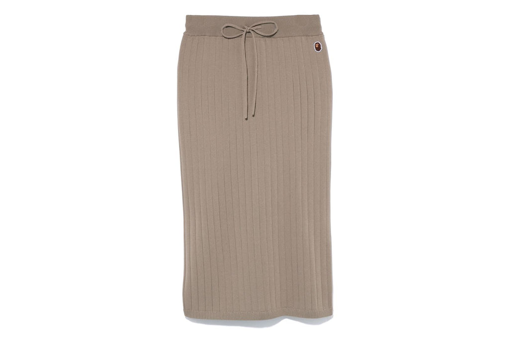 ONE POINT RIB SKIRT