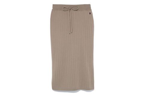 ONE POINT RIB SKIRT