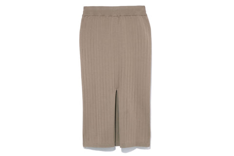 ONE POINT RIB SKIRT