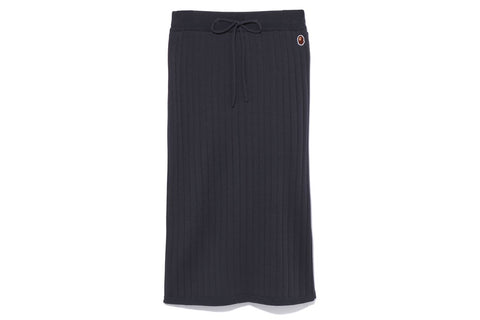 ONE POINT RIB SKIRT