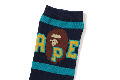 APE HEAD LINE RIB SOCKS