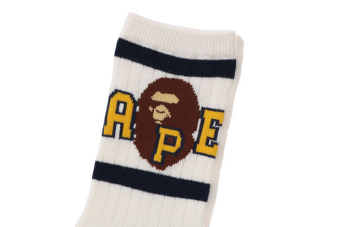 APE HEAD LINE RIB SOCKS